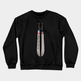 Puerto Rico Machete Flags Crewneck Sweatshirt